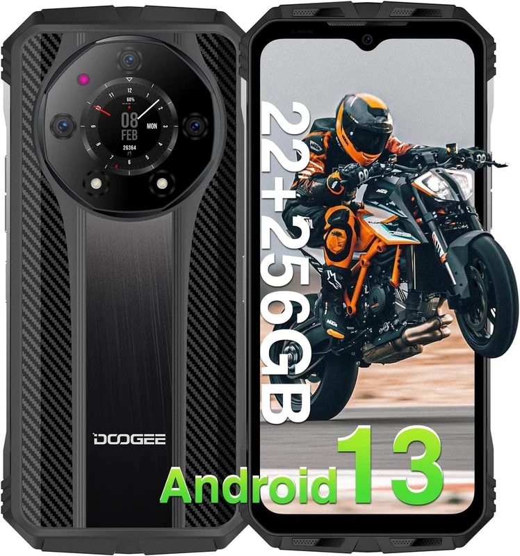 DOOGEE S110 12GB/256GB Black - Rugged Brand Mobile Phone - Image 1