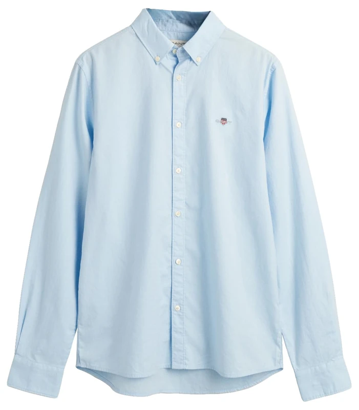 GANT Unisex Kid's Shield Oxford bd Shirt Button, Capri Blue, 146-152 cm