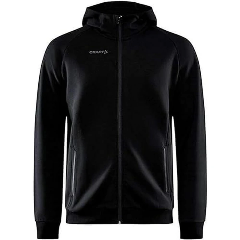 Craft Men's Core Soul Full Zip Hood M Sweatshirt, Bright red, M