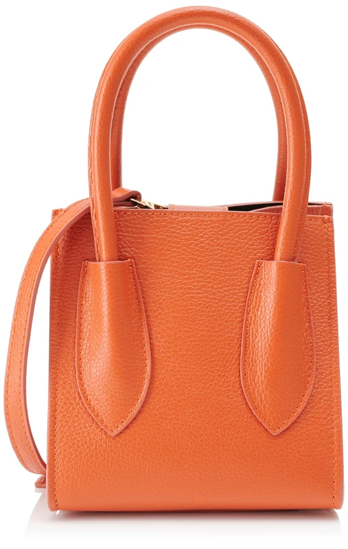 faina Women's Handbag, Orange, Small