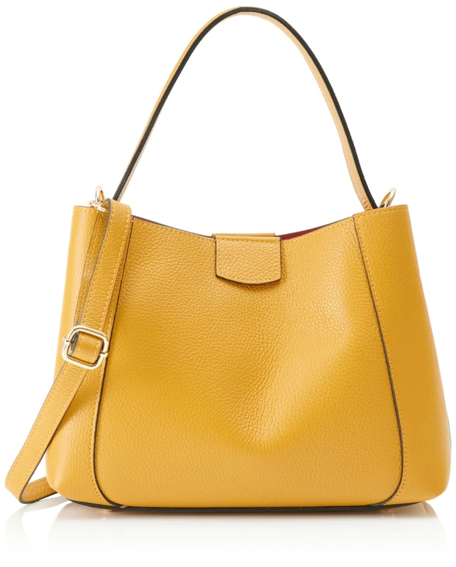 FELIPA Women's Handbag, Mustard, Small