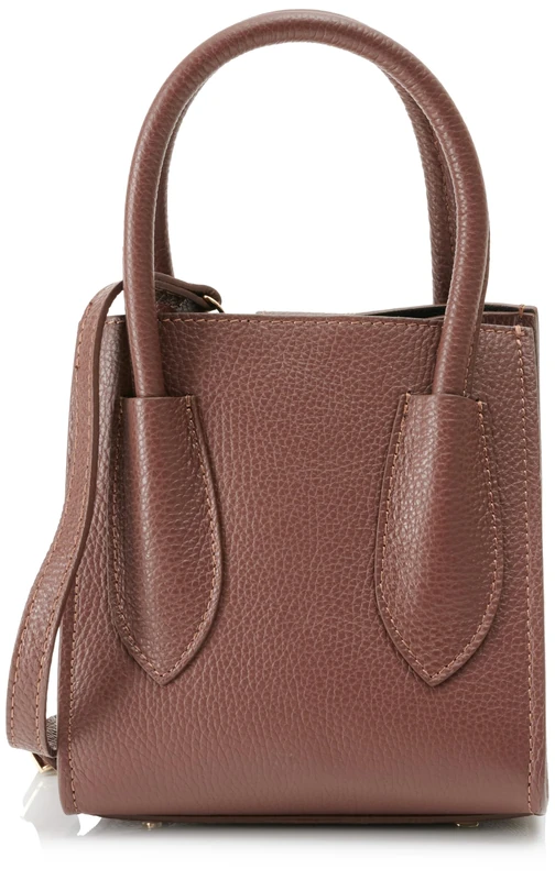 faina Women's Handbag, Chocolate, Small