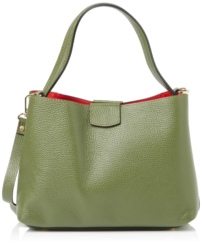 faina Women's Handbag, Green (Military Green), Small