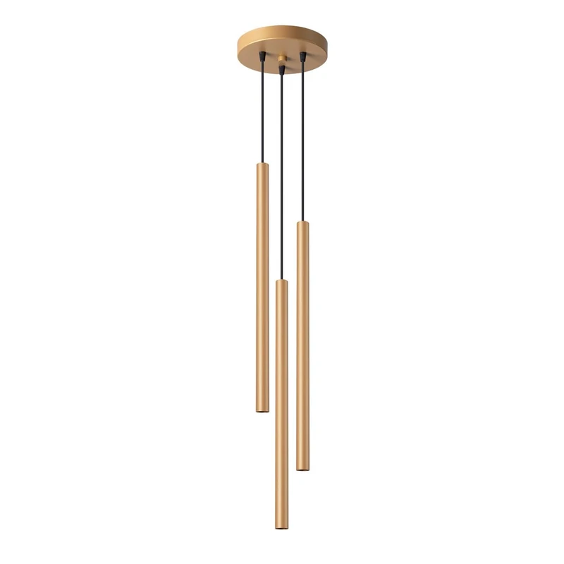 Sollux Pastelo Modern Bunch Pendant Light Gold 3X G9
