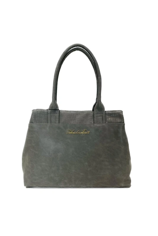 Salvadore Feretti Women's Shoulder Bag Sf0558, Gray, one Size - Image 1