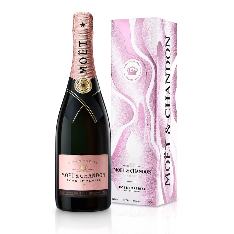 Moët & Chandon Rosé Impérial, Limited Edition Gift Box 75cl