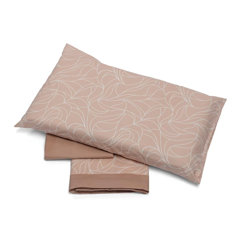 Foppapedretti Notte & Natura Complete Bedding Set, Top Sheet, Fitted Sheet and Pillowcase; Fishing Wave 100% Cotton, Made in Italy