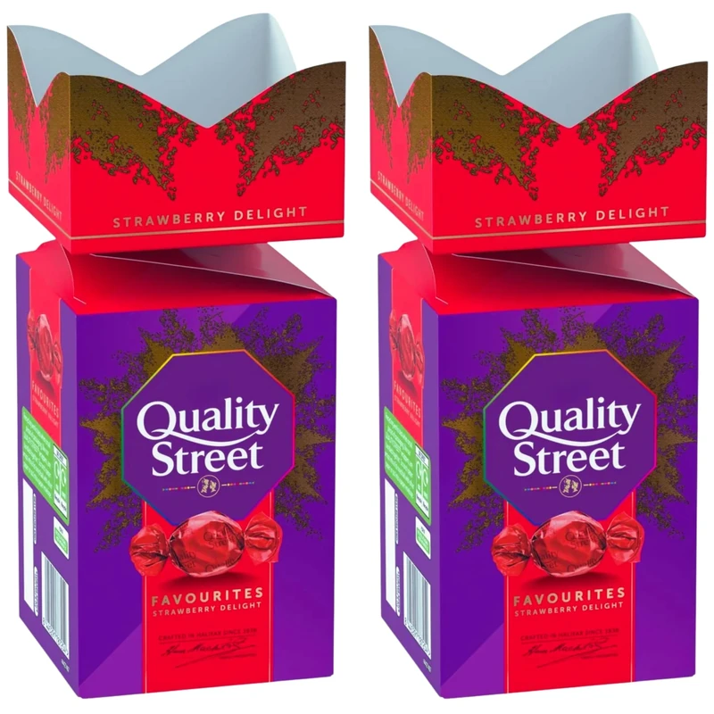 Quality Street Strawberry Creams Delights 290g (2 Pack Bundle)