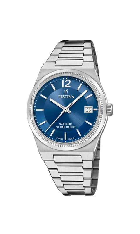Festina Swiss Made Ladies Watch with Steel Bracelet F20035/4