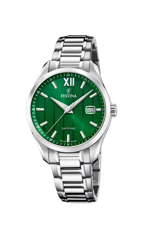 Festina Swiss Made Ladies Watch with Steel Bracelet F20026/3