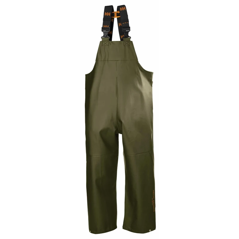 Helly Hansen Workwear Men's Gale Waterproof Rain Bib Trousers, Light Olive, 3XL