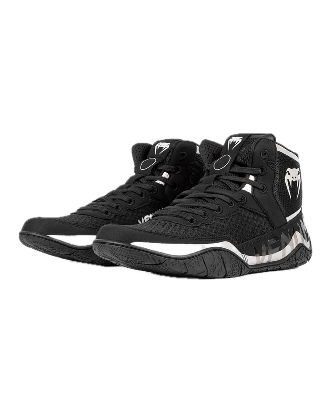 Venum, Elite Wrestling Shoes, Men's, 40.5, Black/Sand - Image 1