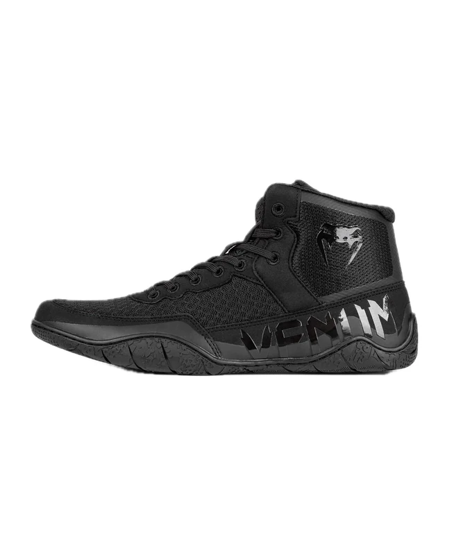 Venum, Elite Wrestling Shoes, Men's, 37, Black/Black