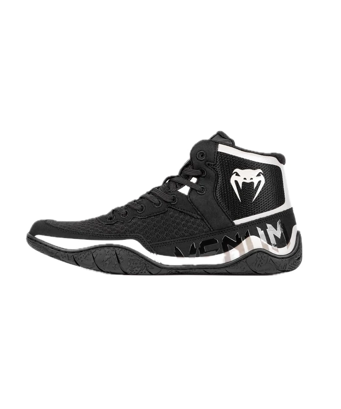Venum, Elite Wrestling Shoes, Men's, 47.5, Black/Sand