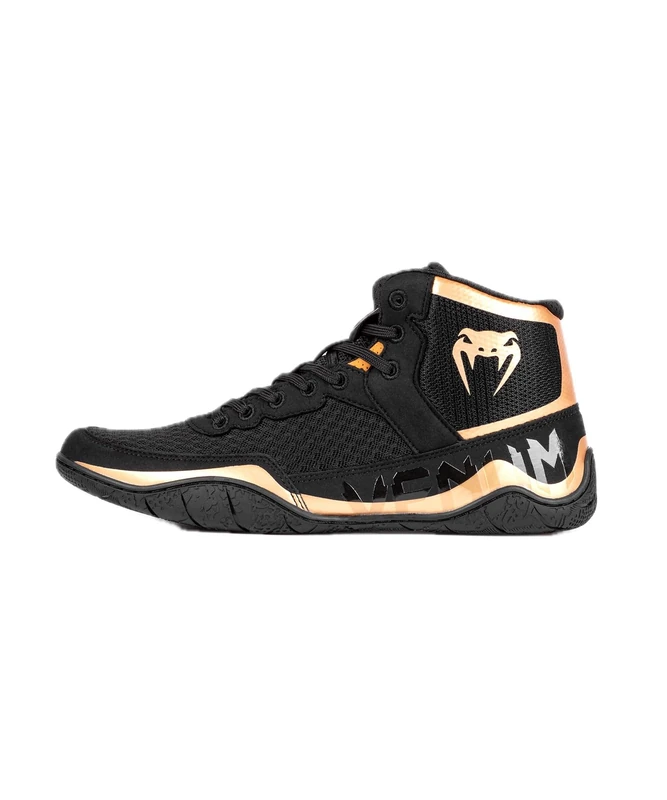 Venum, Elite Wrestling Shoes, Men's, 45, Black/Bronze