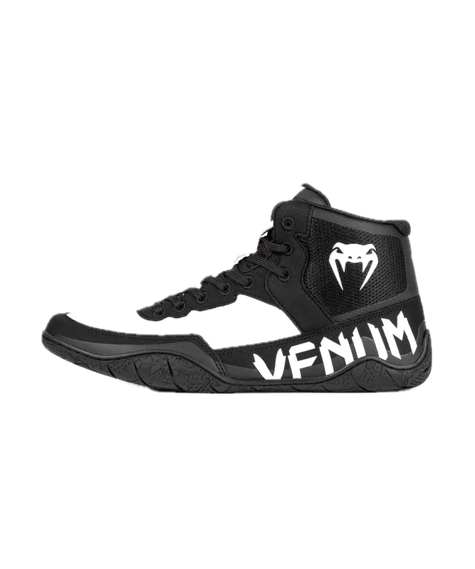 Venum, Elite Wrestling Shoes, Men's, 46, Black/White