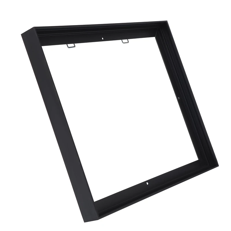 CANFRAVAS Canvas Frame 24x24, DIY Metal Canvas Floating Frame, Floater Frames for 0.6"-0.9" Deep Canvas Painting (Black,24"x24")