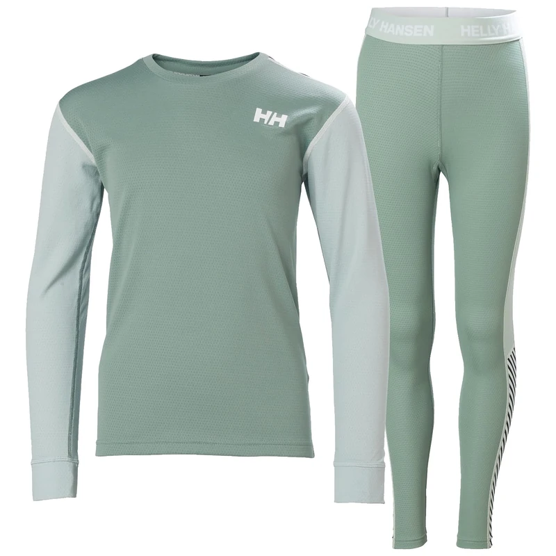 Helly Hansen Junior Unisex Jr HH Lifa Active Set, Cactus, 14