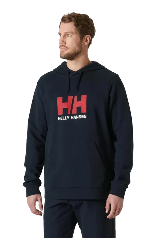 Helly-Hansen mens Hh Logo Hoodie 2.0, 597 Navy, S