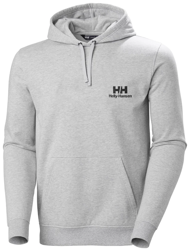 Helly Hansen Men's Nord Graphic Pull Over Hoodie, Grey Melange 3.0, S