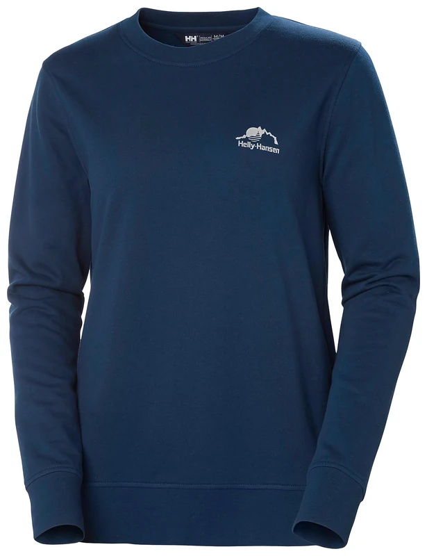 Helly Hansen Women's W Nord Graphic Sweatshirt, Ocean 2.0, S