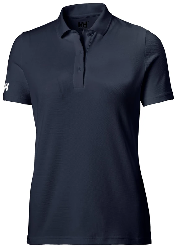Helly Hansen Women's W Crew Tech Polo, Navy, 4XL