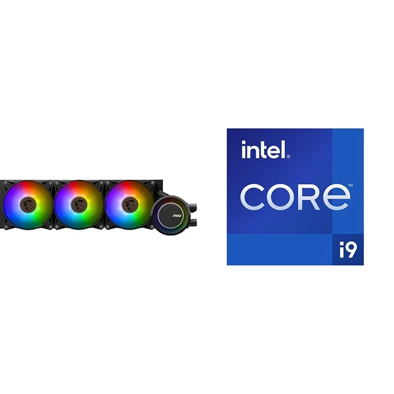 MSI MAG CORELIQUID E360 - CPU Cooler - Liquid Cooling System - Compatible with Desktop - 119mm Width