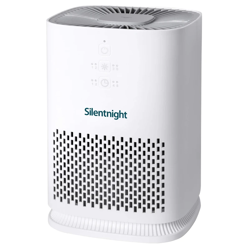 Silentnight Airmax 800 Air Purifier - Ultra Quiet Air Purifier for Home Bedroom with 2 Stage H13 HEPA Filter Removing 99.9% of Particles - 4 Speed Settings, Built In Timer and Sleep Mode