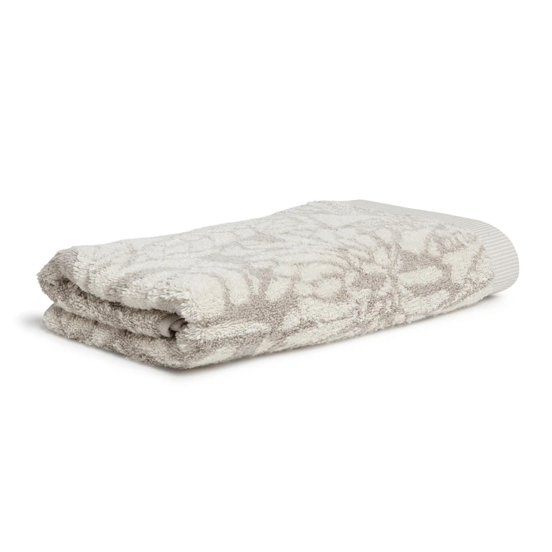 Möve Brooklyn Botanic Bath Towel 80 x 150 cm 85% Cotton / 10% Viscose / 5% Linen Natural/Cashmere