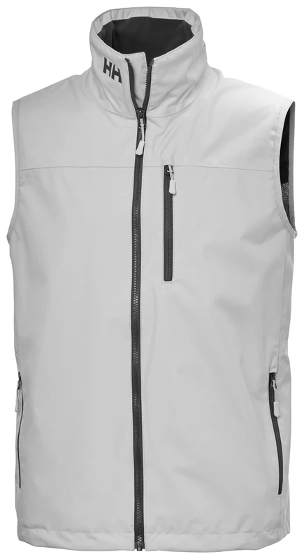 Helly Hansen Mens Crew Vest 2.0, Grey Fog, M