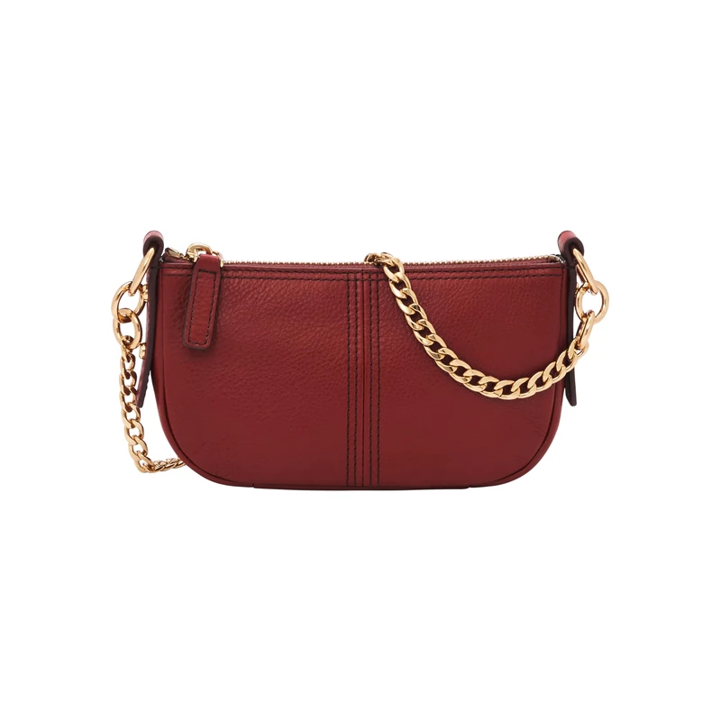 Fossil Jolie Red Leather Crossbody bag for Women