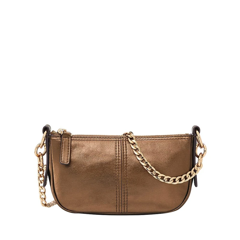 FOSSIL Jolie Brown Leather or Suede Crossbody bag for Women
