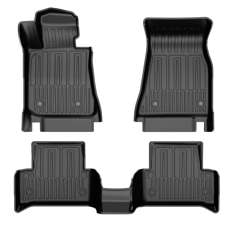 IKABEVEM Floor Mats Custom Fit for BMW i4 2022 2023 2024, Include eDrive35 / eDrive40 / M50 Models, Floor Liners Original for 1st and 2nd Row Heavy Duty Non Slip Floor Liner All Weather Floor Mat