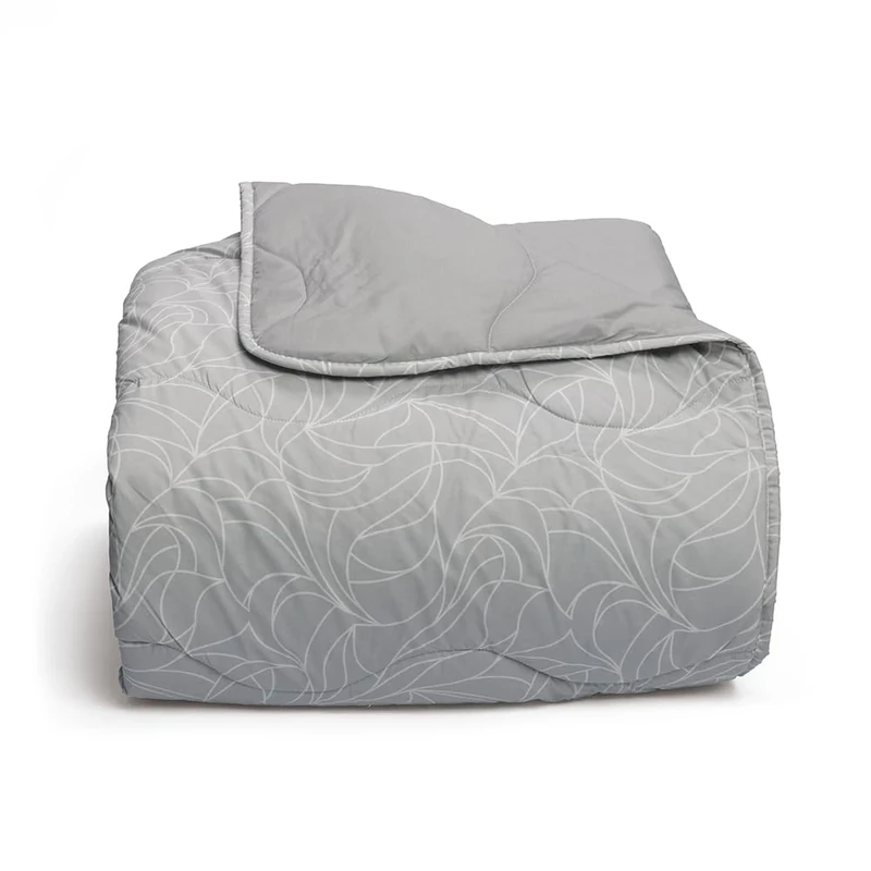 Foppapedretti Notte & Natura Pearl Wave Single Bed Quilt, Cover 100% Cotton, Made in Italy