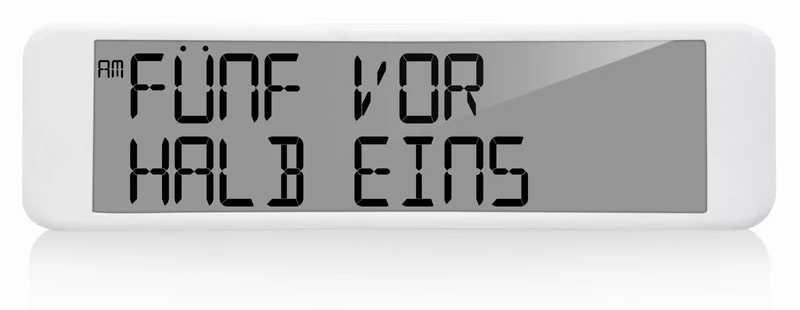 Technoline WS8125 Digital Clock with Word Display in German and English - Image 1