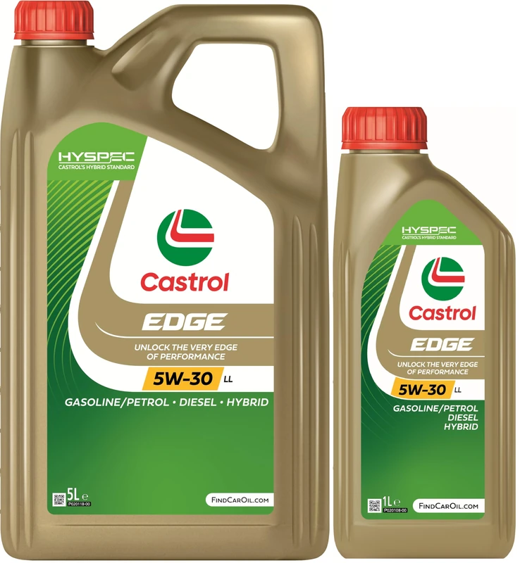 Bundle of Castrol Oil Edge 5W-30 LL 5-litre + Castrol EDGE 5W-30 LL Engine Oil 1L