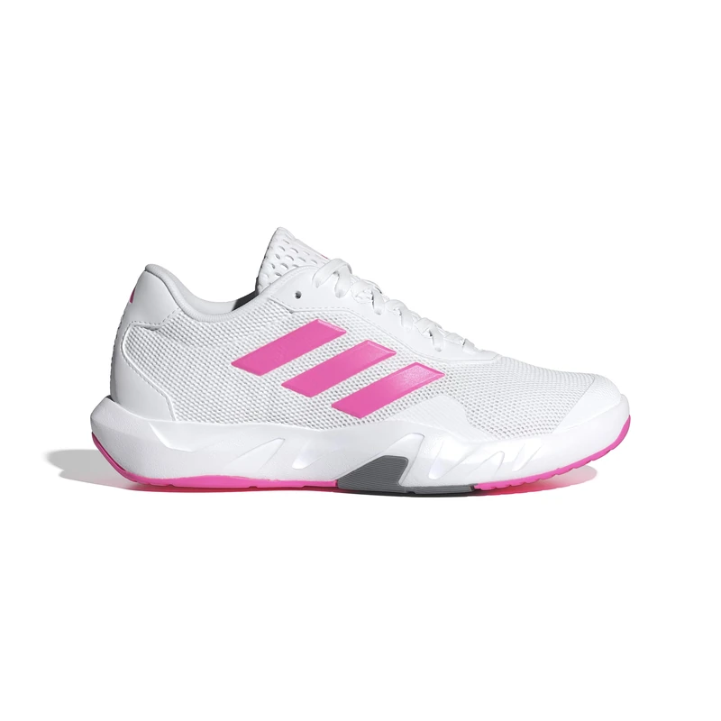 adidas Women's Amplimove Trainer Shoes, Cloud White/Lucid Pink/Grey, 8 UK