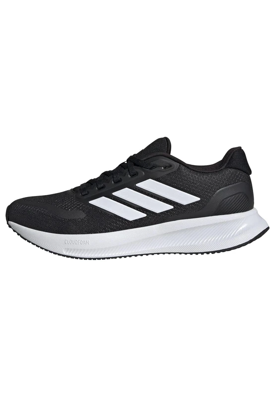 adidas Women's Runfalcon 5 Wide Running Shoes, core Black/Cloud White/core Black, 4.5 UK