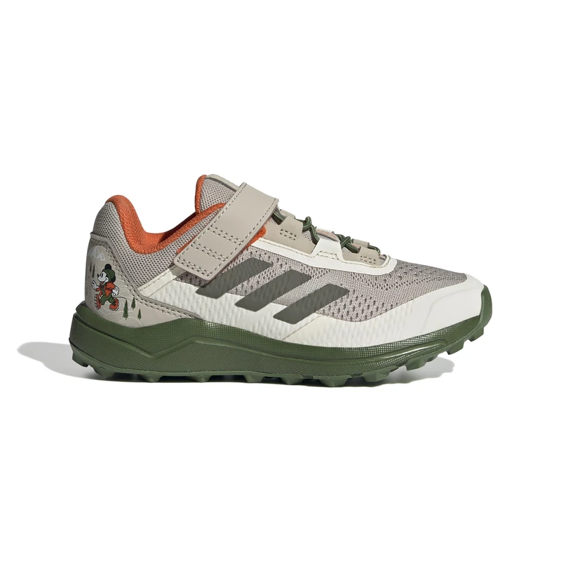 adidas Unisex Kids Terrex Disney Agravic Flow Trail Running Shoe, Wonder Beige/Olive strata/Orange, 5 UK