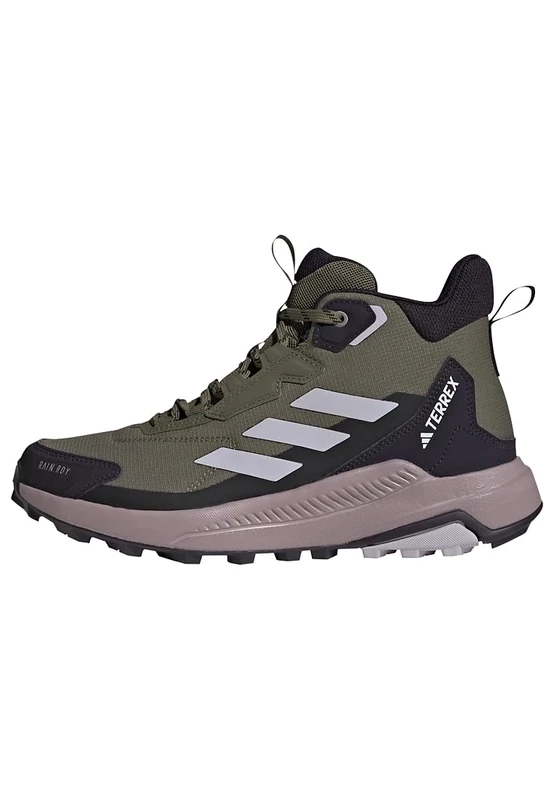 adidas Women's Terrex Anylander Mid RAIN.RDY Hiking Shoes, Olive Strata/Silver Dawn/Amber Tint, 3.5 UK - Image 1