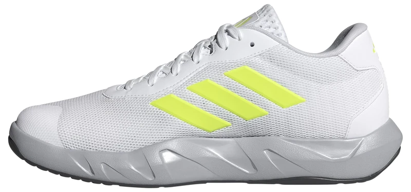 adidas Men's Amplimove Trainer Shoes, Cloud White/Lucid Lemon/core Black, 6 UK