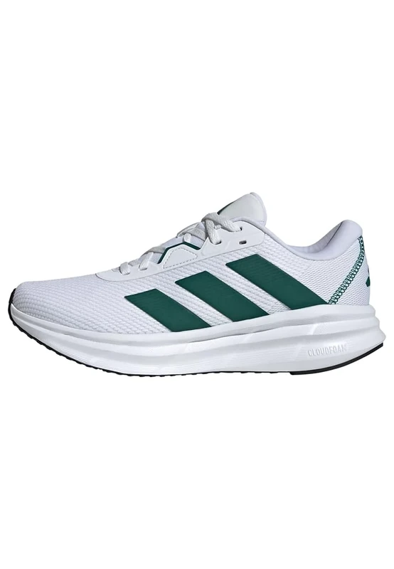 adidas Men's Galaxy 7 Running Shoes, Cloud White/Collegiate Green/Crystal White, 9 UK