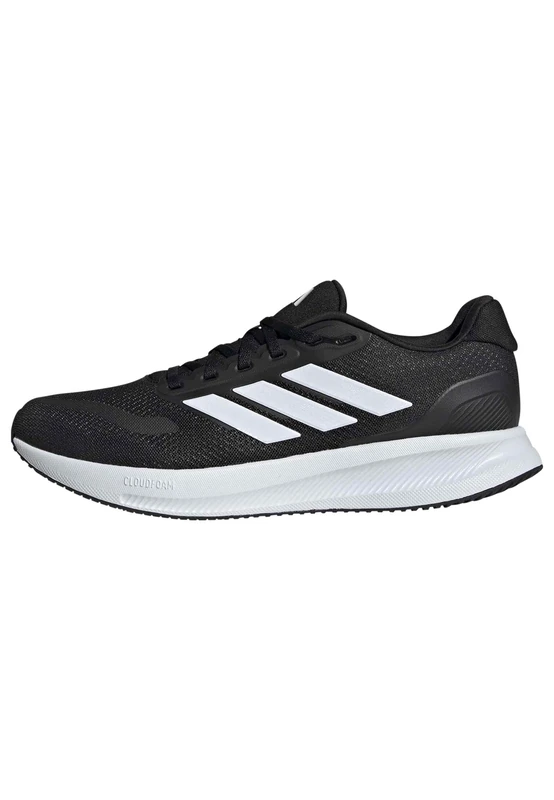 adidas Men's Runfalcon 5 Wide Running Shoes, Core Black/Cloud White/Core Black, 13 UK