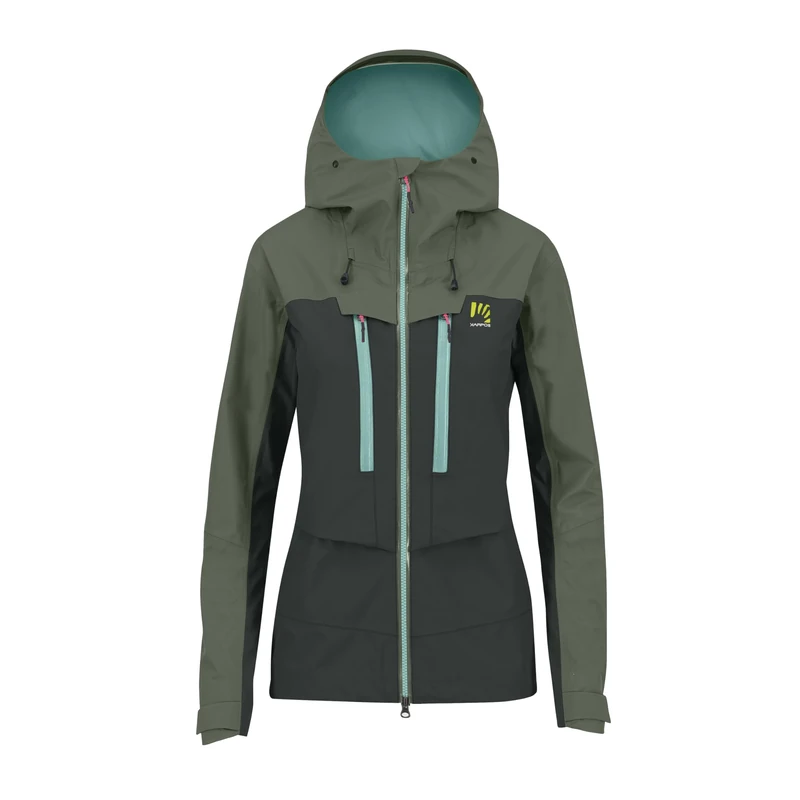 KARPOS 2512019-024 MIDI SHELL W JKT Jacket Women's BLACK SAND/THYME Size XS