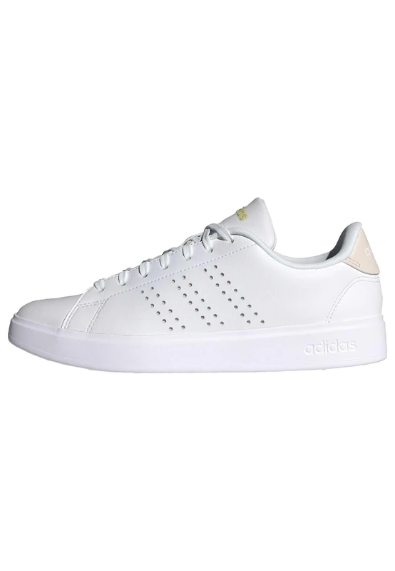 adidas Women's Advantage 2.0 Shoes, Cloud White/Putty Mauve/Gold met, 3 UK