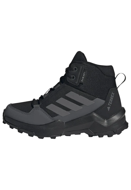 adidas Unisex Kids Terrex AX4R MID RAIN.RDY Hiking Shoes, Core Black/Grey Four/Grey Six, 10.5 UK Child