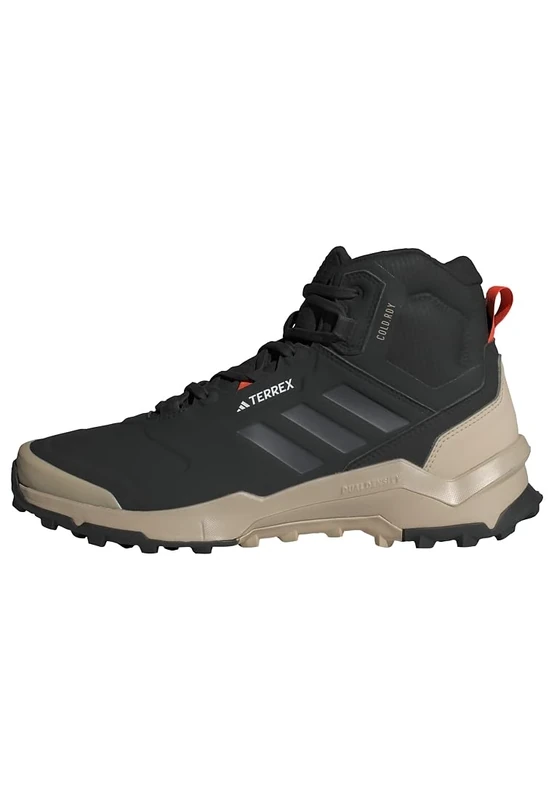 adidas Men's Terrex AX4 Mid Beta Cold.RDY Hiking Shoes, Core Black/Carbon/Semi Impact Orange, 8.5 UK