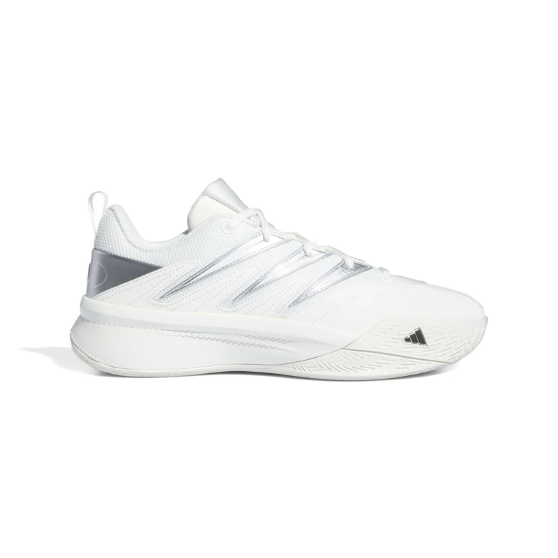 adidas Lillard Dame Certified 2 Low Trainers Basketball Shoes, core White/core Black/Silver met, 4 UK - Image 1