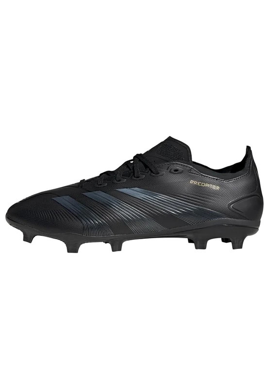 adidas Unisex League J Football Boots Firm Ground, Core Black/Carbon/Gold Metallic, 10.5 Child UK - Image 1