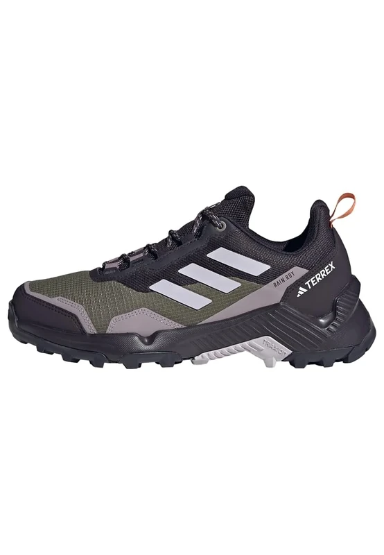 adidas Women's Eastrail 2.0 RAIN.RDY Hiking Shoes, Olive Strata/Silver Dawn/Amber Tint, 3.5 UK